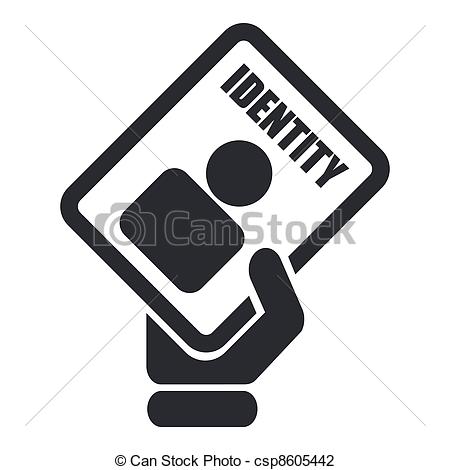 Id Card Icon Csp8605442   Search Clipart Illustration Drawings And
