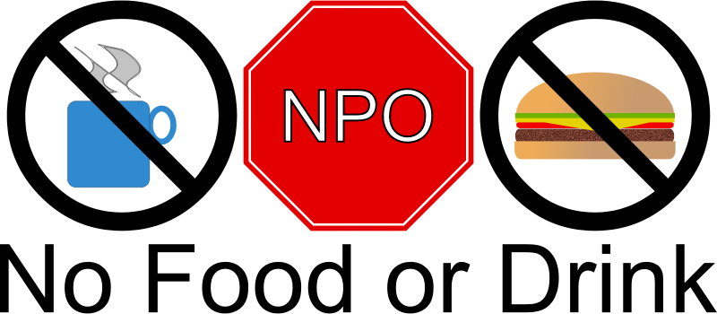 Npo By Arvin61r58   Npo  Nil Per Os  Sign