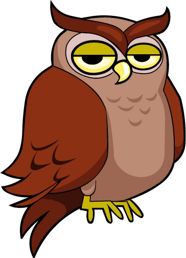 Animated Owl   Clipart