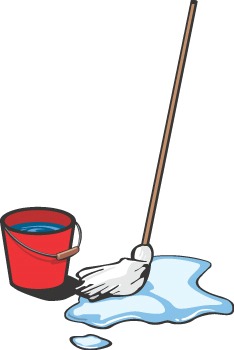 Clipart Mop Bucket Cleaning
