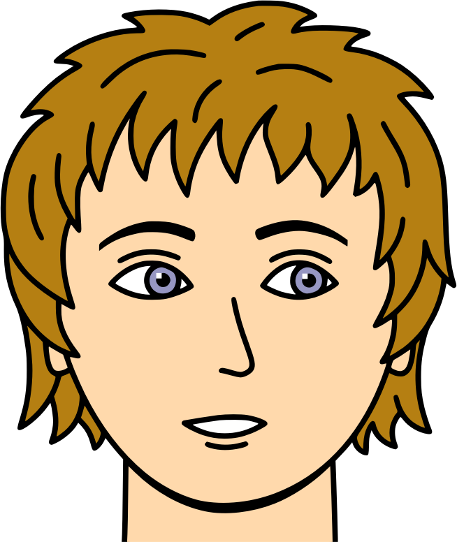 Face 1 Colour By Sas   A Simple Cartoon Style Face  It Was Supposed To