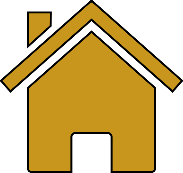 Gold House Clip Art   Icon Vector   Download Vector Clip Art Online