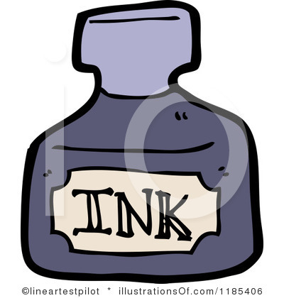 Ink Clipart Royalty Free Ink Bottle Clipart Illustration 1185406 Jpg