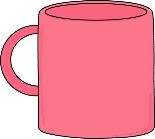 Mug Clipart Pink Mug Clip Art Image