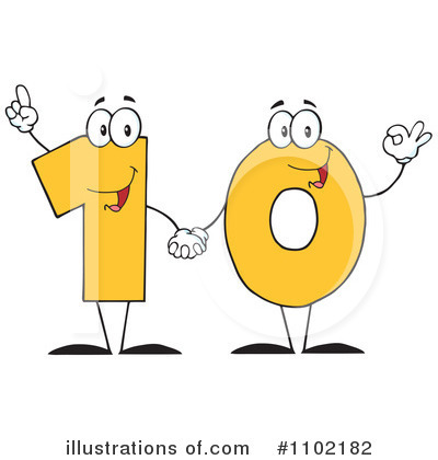 Ten Clipart  1102182 By Hit Toon   Royalty Free  Rf  Stock