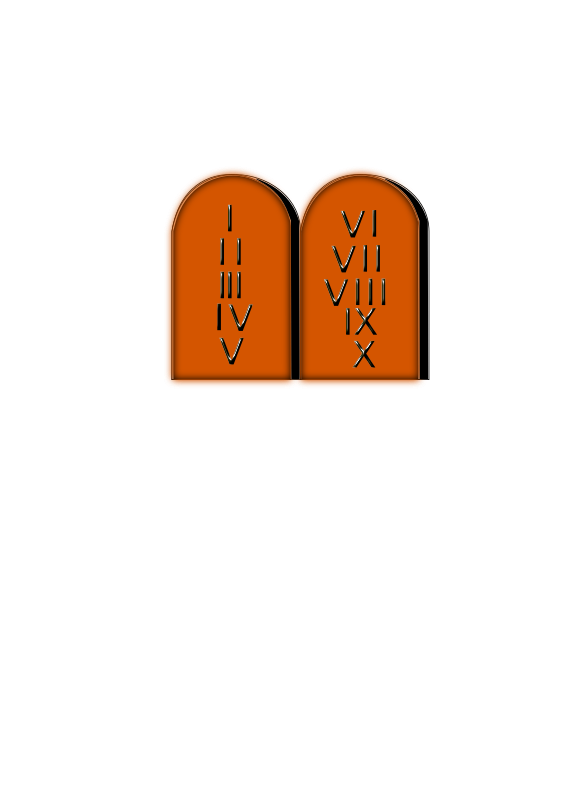 Ten Commandments By Siervo   Ten Commandments