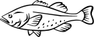 Vector Art Clip Art Animal Cod Fish Ocean Saltwater Fish Sea