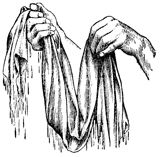 Wet Clipart Black And White Wet Cloth