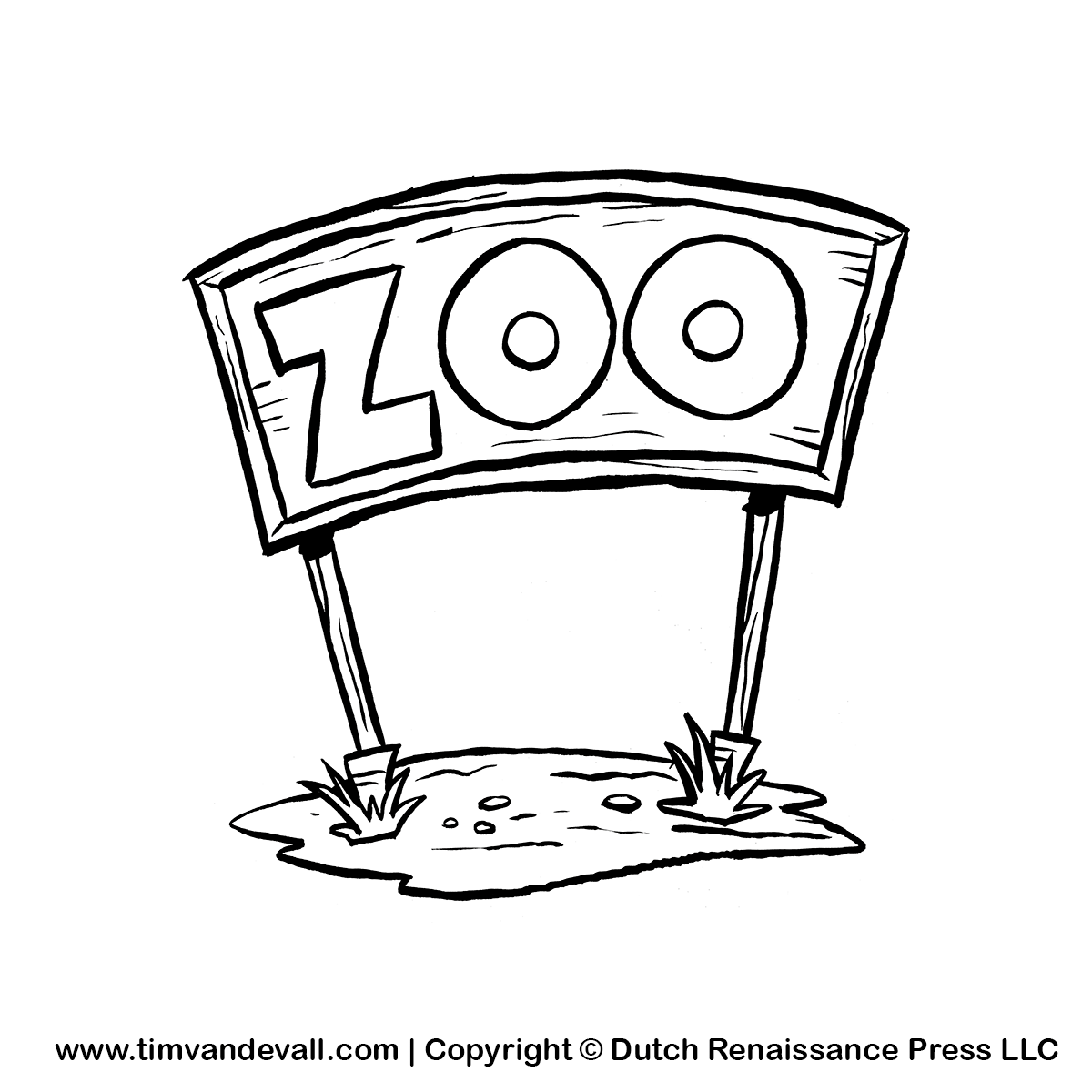 Zoo Sign Clipart   Free Clip Art For Kids