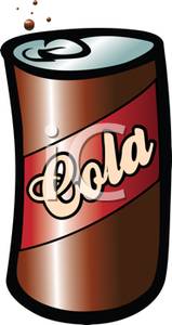 Can Of Cola Soda Clipart Image