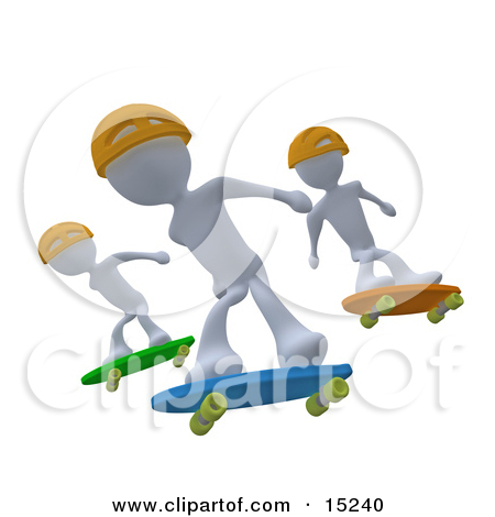 Catching Air All At The Same Time Clipart Illustration Image By 3pod