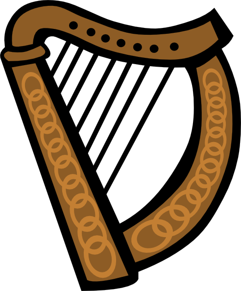 Celtic Harp Clip Art At Clker Com   Vector Clip Art Online Royalty