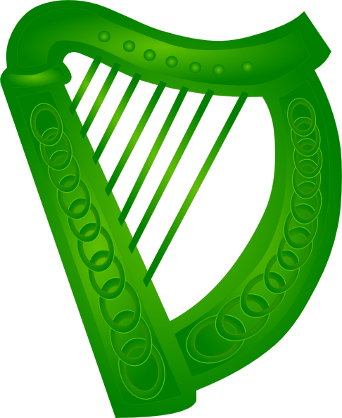 Celtic Harp Clip Art Vector Online Royalty Free Public