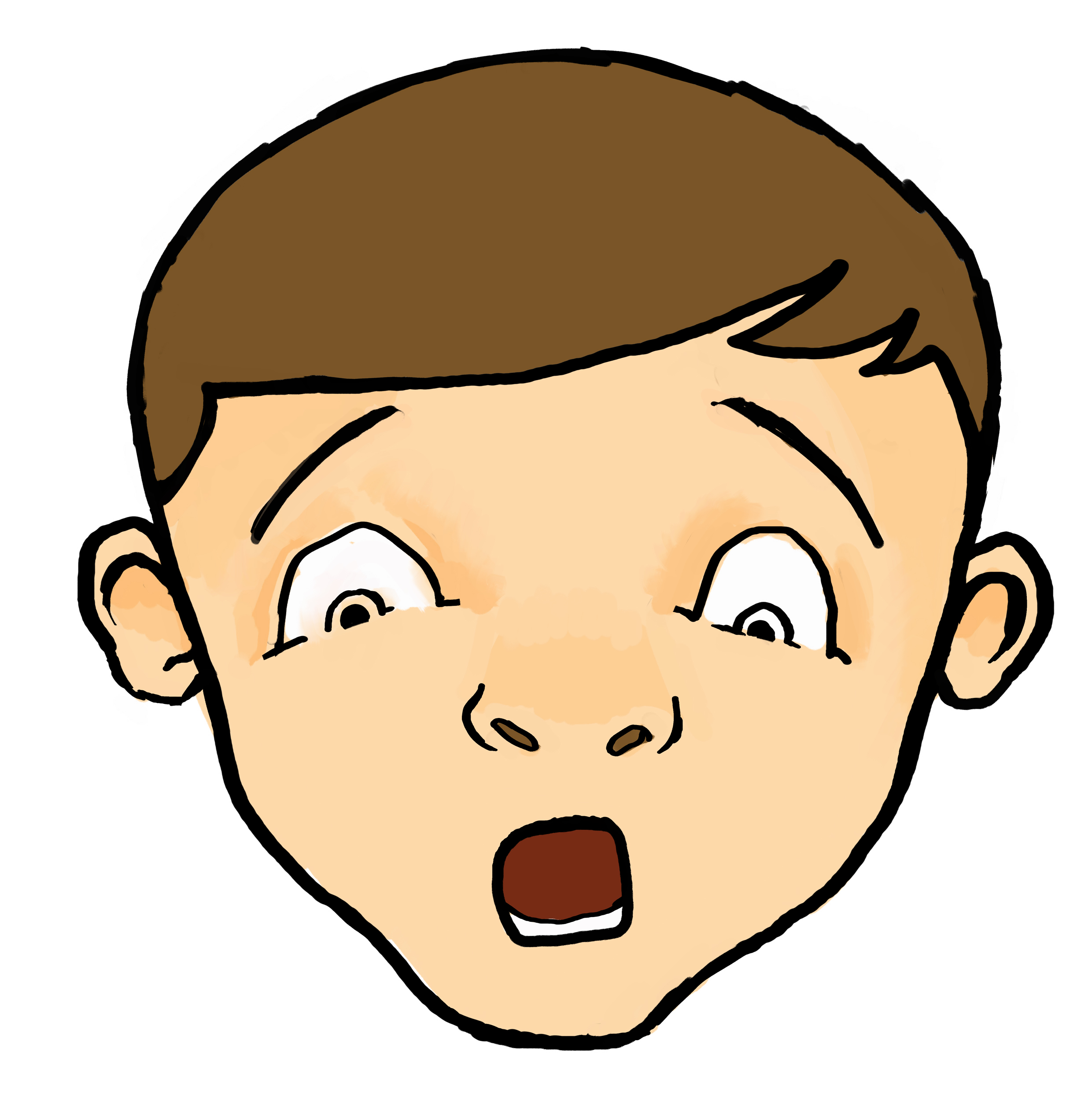 Clipart Scared Face   Clipart Best