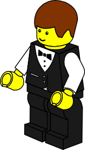 Huff Clipart 1223615060419099285pitr Lego Town    Waiter Svg Med Png
