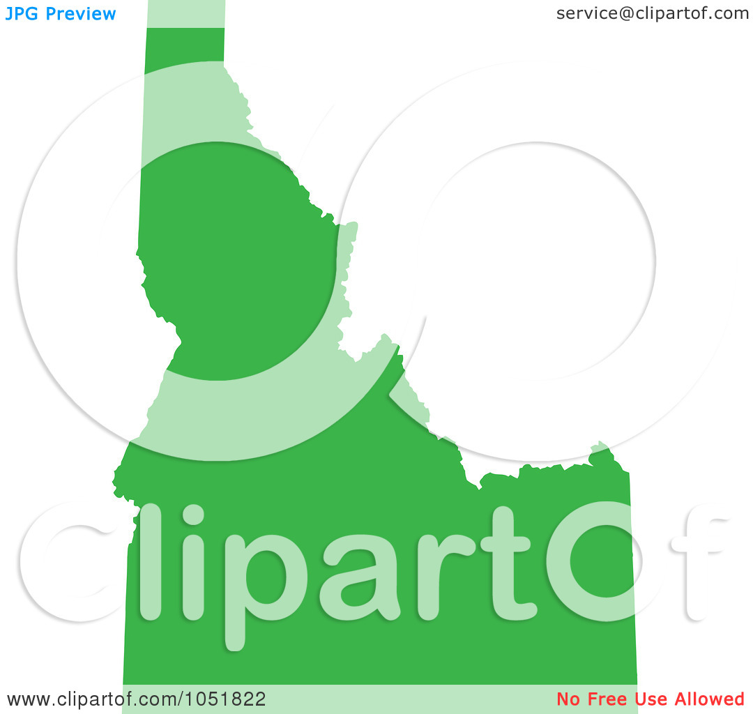 Idaho Clipart Royalty Free Vector Clip Art Illustration Of A Green