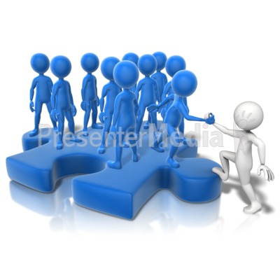 Join The Puzzle Crowd   Presentation Clipart   Great Clipart For