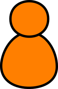 Orange User Clip Art