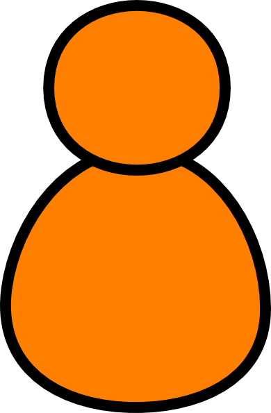 Orange User Clip Art