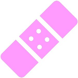 Pink Band Aids   Clipart Best