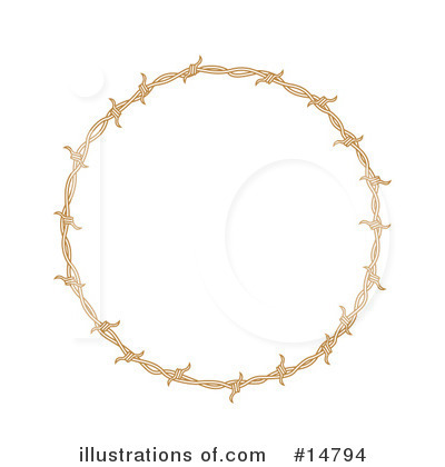 Royalty Free  Rf  Barbed Wire Clipart Illustration By Andy Nortnik