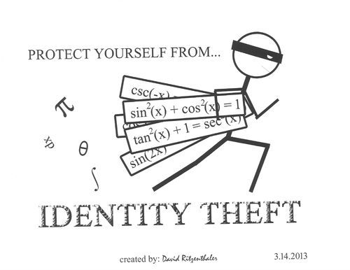 Trig Identity Theft   Math Class   Pinterest