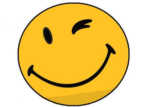 Wink Happy Face   Clipart Best