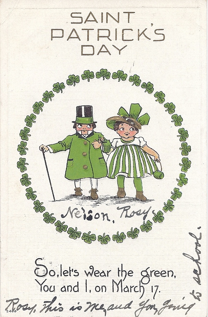 1913 St  Patrick S Day Postcard   Clipart   Healthy Recipe Collections