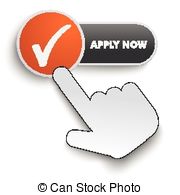 Apply Now Button Hand Cursor   Apply Now Button With Hand