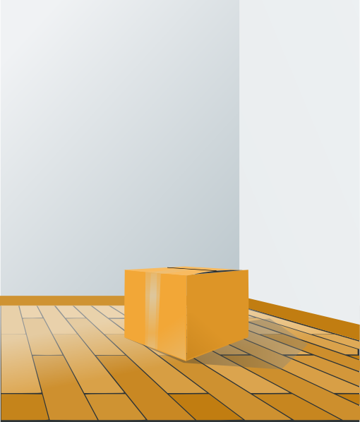 Box Over Wood Floor Clip Art At Clker Com   Vector Clip Art Online