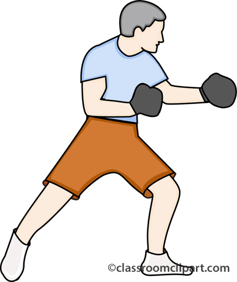 Boxing Clipart   Boxer Athlete 6a   Classroom Clipart
