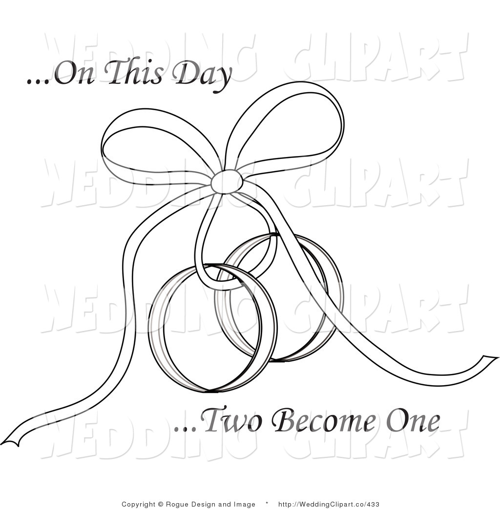 Free On This Day Two Become One Stock Wedding Clipart Illustrations