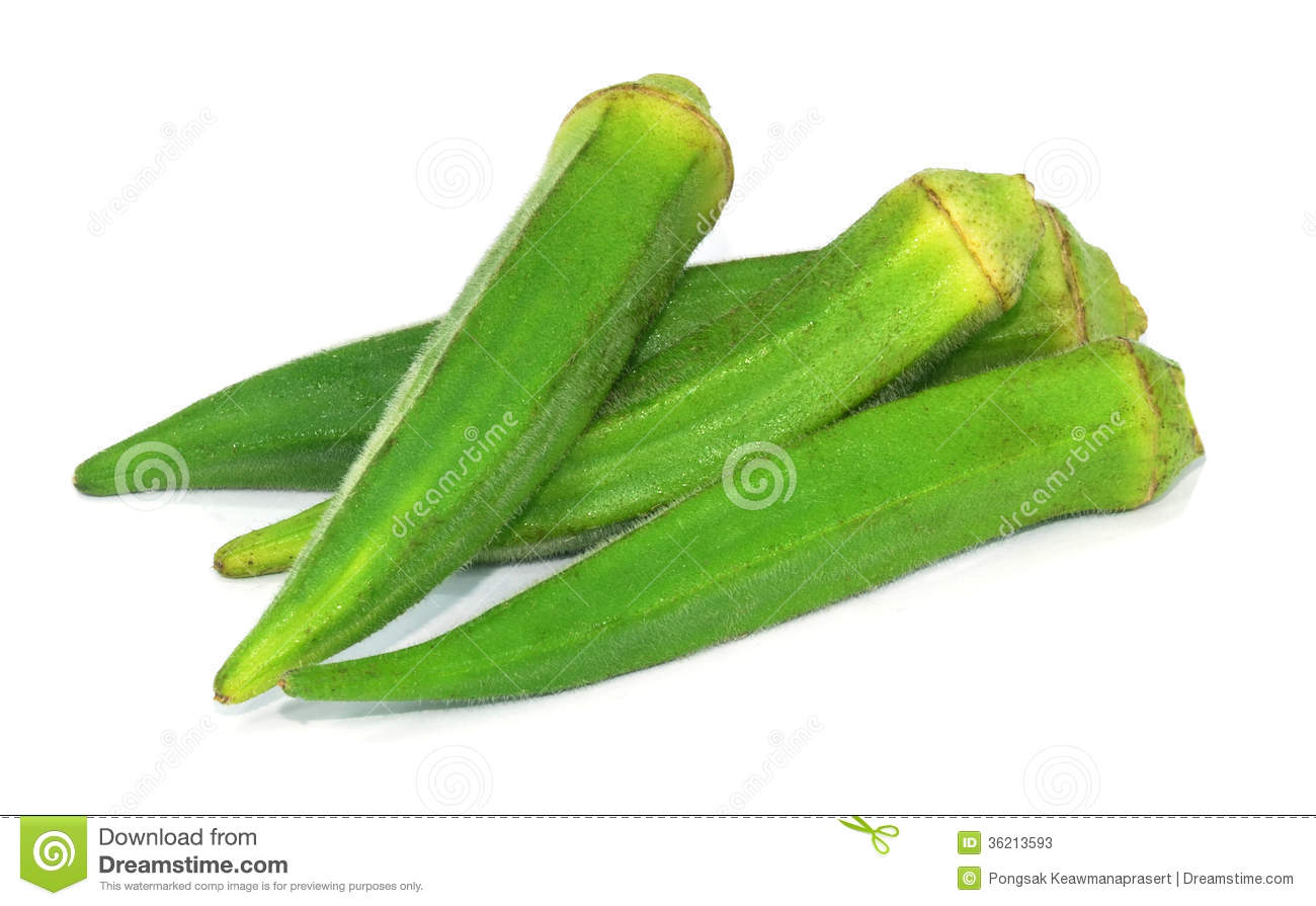 Lady Fingers Or Okra Stock Photos   Image  36213593