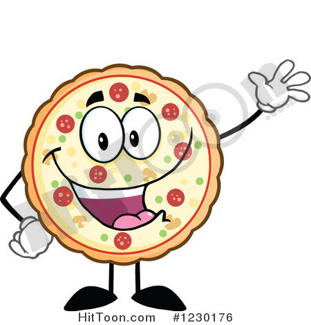 Pizza Character Clipart   Vectors  1