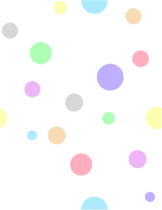 Polka Dots In Pastel Colors Clipart