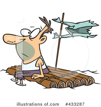 Raft Clipart  433287   Illustration By Ron Leishman