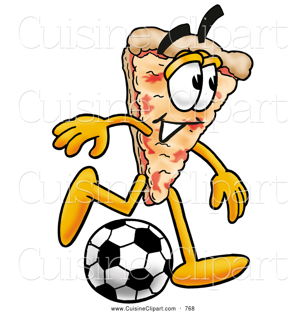 Royalty Free Stock Cuisine Clipart Of Pizza Characters
