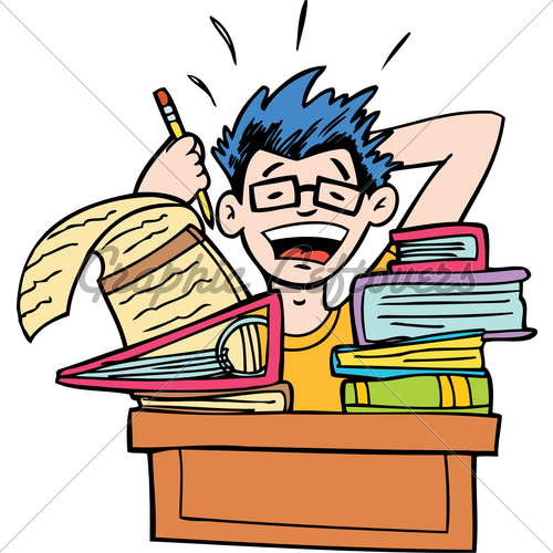 Student Doing Homework Clipart   Clipart Panda   Free Clipart Images