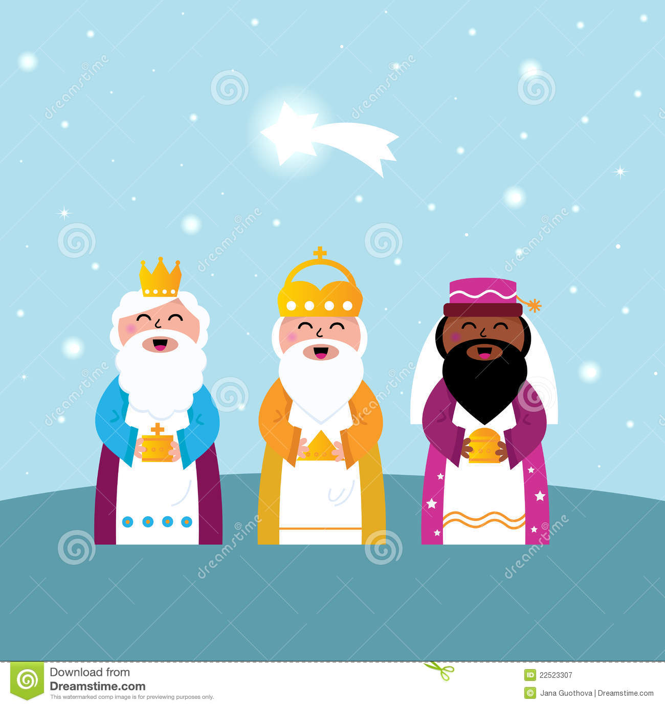 Three Wise Men Bringing Gifts Royalty Free Stock Photography   Image