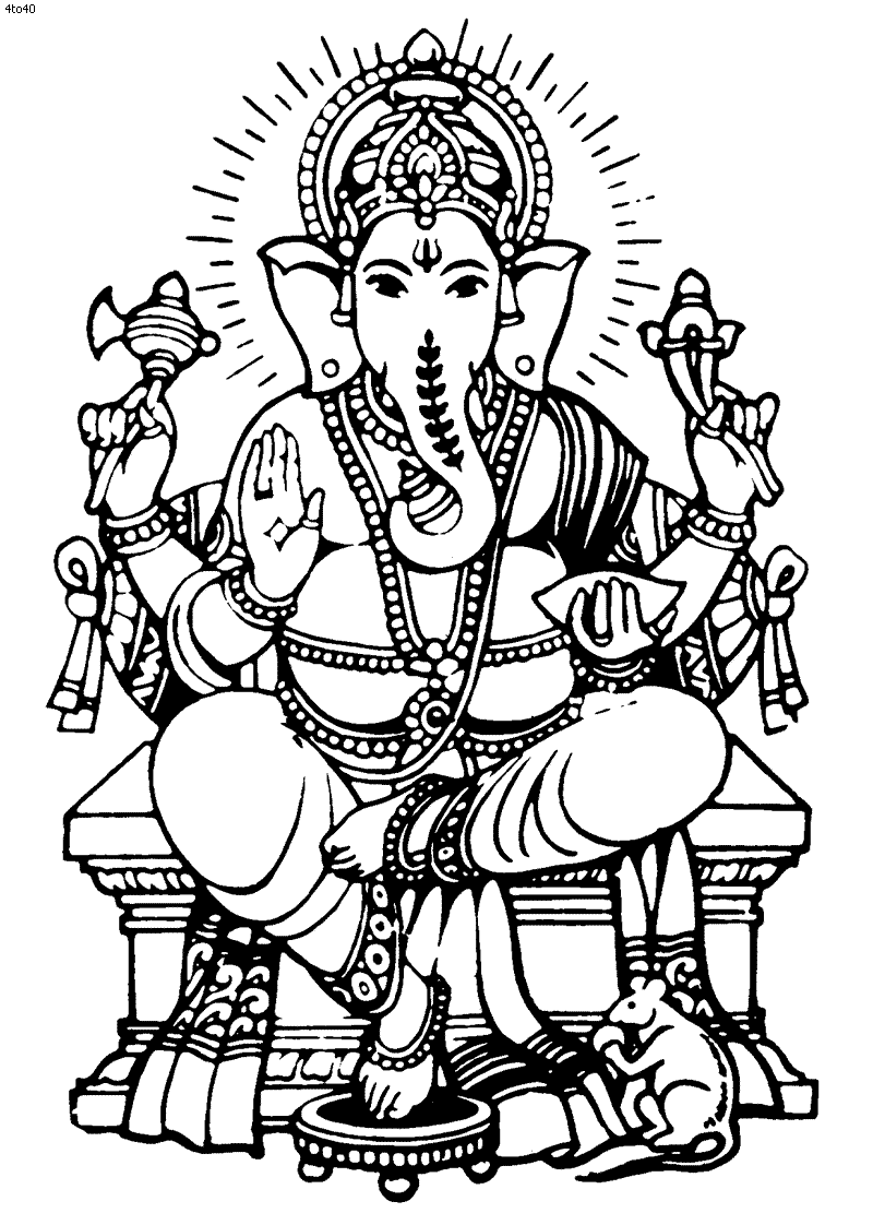 15 Ganesh Drawing Outline Free Cliparts That You Can Download To You