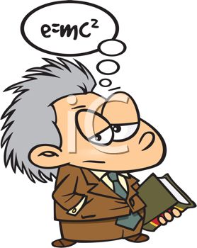 5102 Cartoon Of A Really Smart Guy With Gray Hair Clipart Image Jpg