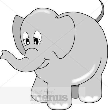Cartoon Elephant Clipart