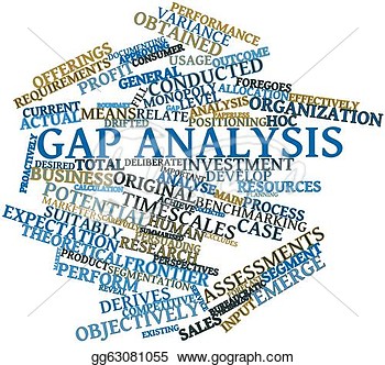 Clip Art   Word Cloud For Gap Analysis  Stock Illustration Gg63081055