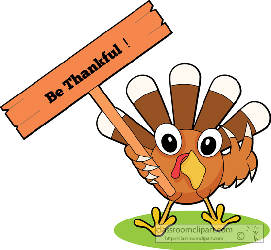 Clipart   Thanksgiving Be Thankful 07a   Classroom Clipart