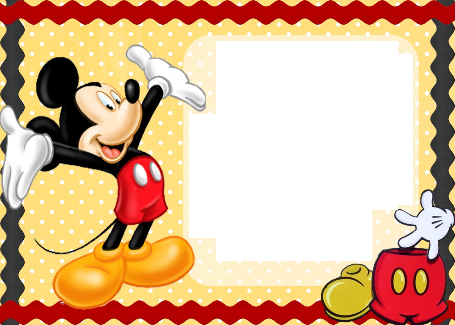 Free Printable Mickey Mouse Birthday Cards   Luxury Lifestyle Design
