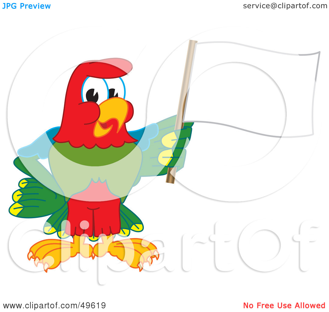 Free  Rf  Clipart Illustration Of A Macaw Parrot Character Mascot