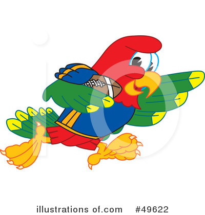 Parrot Mascot Clipart  49622 By Toons4biz   Royalty Free  Rf  Stock    