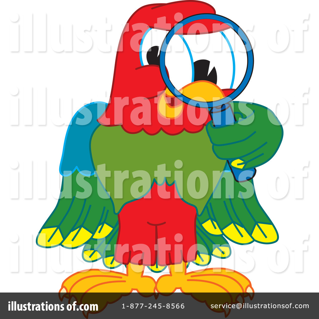 Parrot Mascot Clipart  49623 By Toons4biz   Royalty Free  Rf  Stock    
