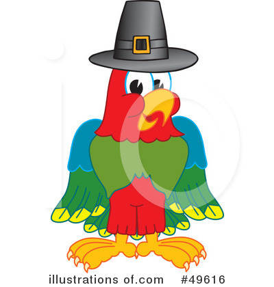 Royalty Free Parrot Mascot Clipart Illustration 49616 Jpg