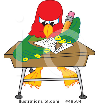 Royalty Free  Rf  Parrot Mascot Clipart Illustration By Toons4biz